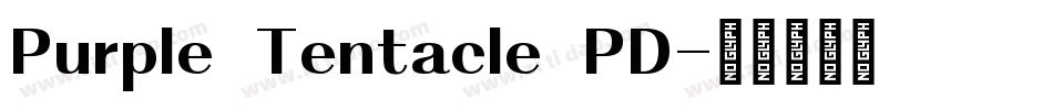 Purple Tentacle PD字体转换